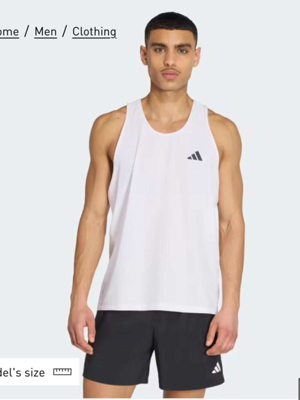 Adidas Own The Run Tank Top - men's med - NWT